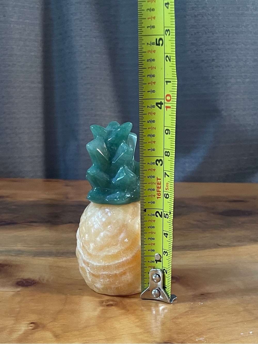 Hand-carved Pineapple figurine